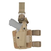 Safariland 6005 SLS Tactical Holster w/ Quick Release Leg Harness - STX FDE Brown, Right Hand 6005-56-551