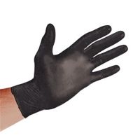 Sirchie - Black Nitrile Powder-free Onyx Gloves, Extra Large, 100ea