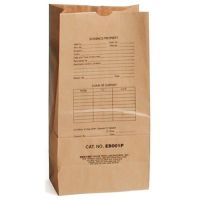 Sirchie - Kraft Evidence Bag, Printed, 7inch X 4.5inch X 13.75", 100/pack