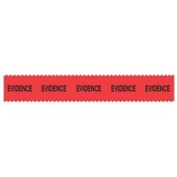 Sirchie - Sirchmark Evidence Integrity Tape Red W/ Black Evidence 108'