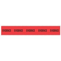 Sirchie - Sirchmark Evidence Integrity Tape Red W/ Black Evidence 54'
