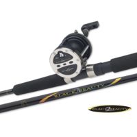 South Bend Black Beauty 2 Trolling Fishing Rod and Reel Combo