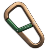 The James Brand The Hardin Carabiner - Tumbleweed + Dark Green EB13FB07