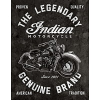 Tin Signs Legendary Indian Motorcycle