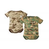 Trooper Clothing Marine Bodysuits, Woodland/Desert Camo 2pk