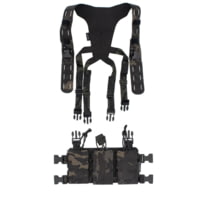 Wilder Tactical HITMAN GEAR Triple Rifle Placard with Lightweight Shoulder Harness V1