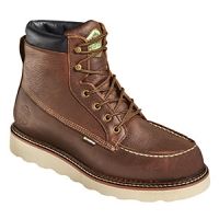 Wood N Stream Mens 6002 Flyway 6in Moc Crème Wedge Saffron Leather