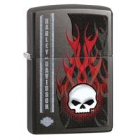 Zippo Harley-Davidson Flaming Skull Lighter