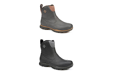 Image of Muck Boots Mens Excursion Pro Mid Cool Versatile Outdoor Boot, Bark/Otter, Black/Gunmetal