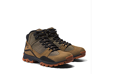 Image of Timberland Mt. Maddsen Mid Lace Up Hiking Boots - Mens, Olive Nubuck, 9 US, TB0A6BNNEO8109000M