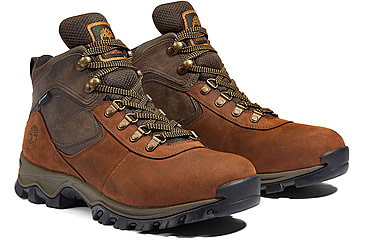 Image of Timberland Mt. Maddsen Mid Lace Up Waterproof Hiking Boots - Mens, Dark Brown, 10.5 US, TB12730R242110500M