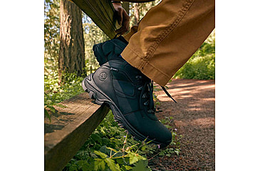 Image of Timberland Mt. Maddsen Waterproof Mid Hiking Boot - Mens, Black, 13, Wide, TB12731R00113000W