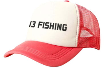 Image of Rapala Lil Foamie Red Foam Curved Brim Youth Ballcap - Men's, White, One Size, YHBC3