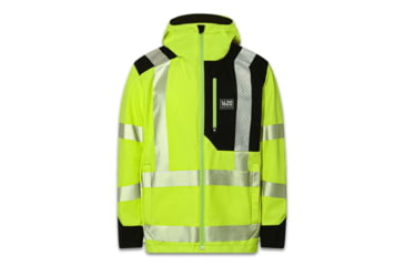 Image of 1620 Workwear Hi Vis Softshell Work Jacket 696D3454, Hi Vis, Large, 23014-Y-L