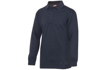 Image of 24 7 Series 4358007 Mens Long Sleeve Polo Shirt Navy