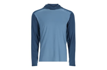 Image of Simms Fishing Products Ms SolarFlexAR Hoody 91A5DB9F, Midnight/Neptune, XL, 13658-1141-50