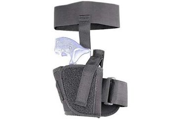 Image of Uncle Mike's Ankle Holster 3-4" Barrel Med Auto .32-.380 Cal 8821, Available options Right Hand Ankle Holster 3-4in Barrel Med Auto .32-.380 Cal - Fits Inside Left Leg