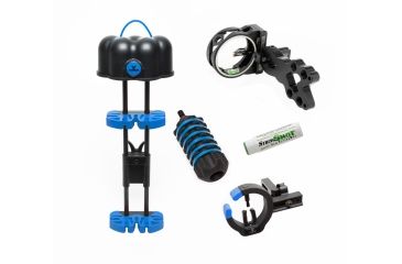 Image of 30-06 Outdoors Saber 5pc Bow Package, Black/Blue, BPK-BL