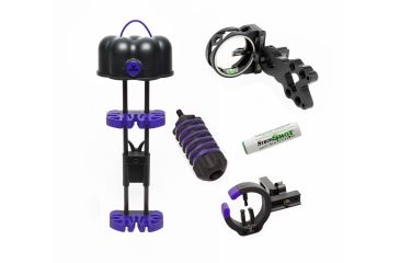 Image of 30-06 Outdoors Saber 5pc Bow Package, Black/Purple, BPK-PU