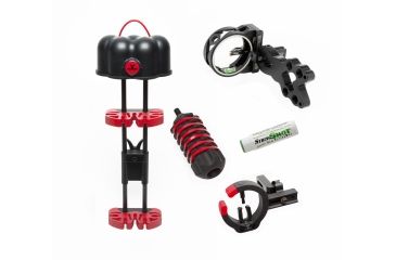 Image of 30-06 Outdoors Saber 5pc Bow Package, Black/Red, BPK-RD