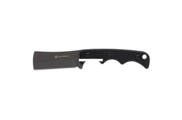 Image of Old Timer Smith &amp; Wesson H.R.T. Cleaver Neck Fixed Knife 2 Cleaver Blade Black with Nylon Sheath 92D395B6, PF1193152