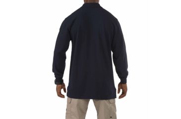 Image of 5.11 Tactical Professional Long Sleeve Polo - Men's, Large, Regular, Dark Navy, 42056-724-L