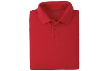 Image of 5.11 Tactical Professional Long Sleeve Polo - Men's, 3XL, Regular, Range Red, 42056-477-3XL