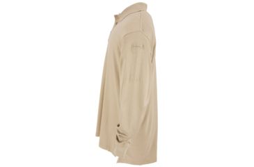 Image of 5.11 Tactical Professional Long Sleeve Polo - Men's, 5XL, Tall, Silver Tan, 42056T-160-5XL