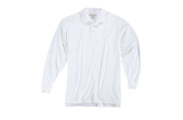 Image of 5.11 Tactical Professional Long Sleeve Polo - Men's, 3XL, Regular, White, 42056-010-3XL