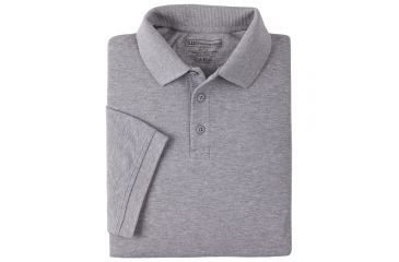 Image of 5.11 Tactical Professional Short Sleeve Polo - Men's, Extra Large, Tall, Heather Grey, 41060T-016-XL