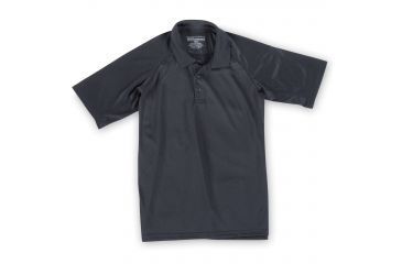 Image of 5.11 Tactical Performance Short Sleeve Polo - Men's, Large, Tall, Black, 71049T-019-L