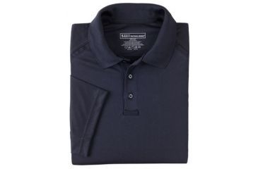 Image of 5.11 Tactical Performance Short Sleeve Polo - Men's, Extra Large, Tall, Dark Navy, 71049T-724-XL