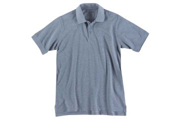Image of 5.11 Tactical Professional Short Sleeve Polo - Men's, 4XL, Tall, Heather Grey, 41060T-016-4XL