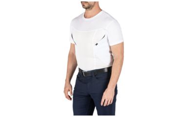 Image of 5.11 Tactical CAMS S/S Baselayer - Mens, White, L, 41222ABR-010-L