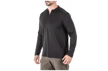 Image of 5.11 Tactical Catalyst 1/4 Zip Shirt - Mens, Black, 2XL, 82118-019-2XL