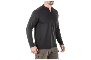 Image of 5.11 Tactical Catalyst 1/4 Zip Shirt - Mens, Black, 2XL, 82118-019-2XL