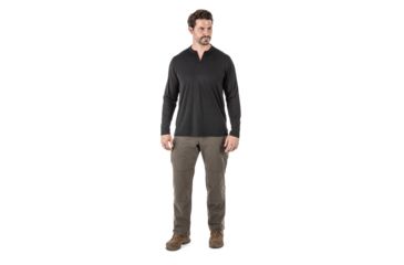 Image of 5.11 Tactical Catalyst 1/4 Zip Shirt - Mens, Black, 2XL, 82118-019-2XL