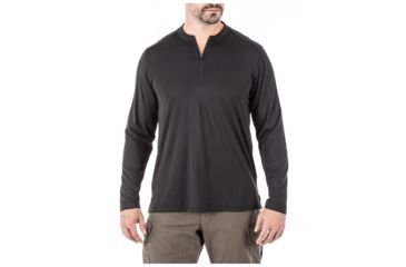 Image of 5.11 Tactical Catalyst 1/4 Zip Shirt - Mens, Black, 2XL, 82118-019-2XL