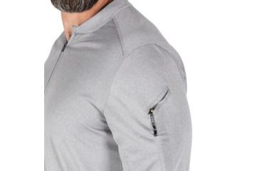 Image of 5.11 Tactical Catalyst 1/4 Zip Shirt - Mens, Heather Grey, Extra Large, 82118-016-XL