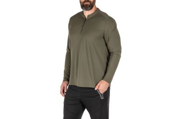 Image of 5.11 Tactical Catalyst 1/4 Zip Shirt - Mens, Ranger Green, Small, 82118-186-S