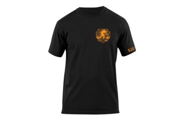 Image of 5.11 Tactical Crest Logo T Shirt - Black - L 41006BA-019-L