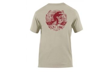 Image of 5.11 Tactical Crest Logo T Shirt -  Tan - XL 41006BA-170-XL