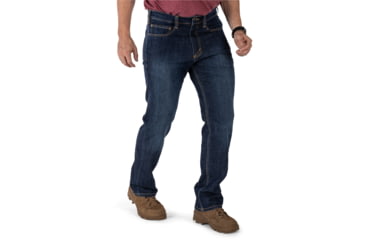 Image of 5.11 Tactical Defender-Flex Straight Jean - Mens, Stone Wash Indigo, 35-30, 74477ABR-648-35-30