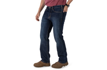 Image of 5.11 Tactical Defender-Flex Straight Jean - Mens, Stone Wash Indigo, 35-30, 74477ABR-648-35-30