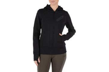 Image of 5.11 Tactical Emma Full Zip Sweatshirt - Womens, Black, Medium, 62079-019-M