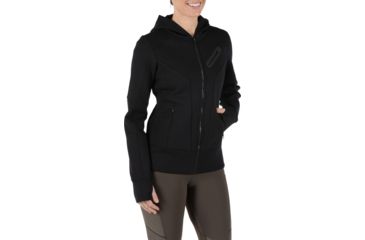 Image of 5.11 Tactical Emma Full Zip Sweatshirt - Womens, Black, Medium, 62079-019-M