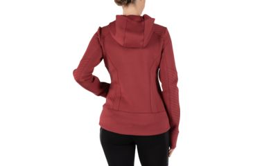 Image of 5.11 Tactical Emma Full Zip Sweatshirt - Womens, Cabernet, Large, 62079-569-L