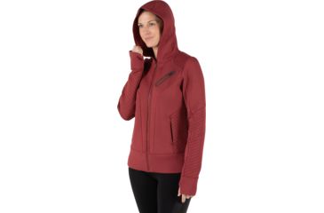 Image of 5.11 Tactical Emma Full Zip Sweatshirt - Womens, Cabernet, Large, 62079-569-L