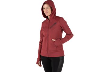 Image of 5.11 Tactical Emma Full Zip Sweatshirt - Womens, Cabernet, Large, 62079-569-L