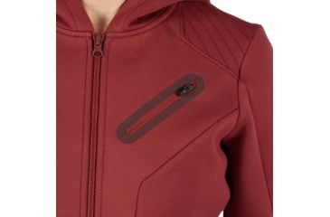 Image of 5.11 Tactical Emma Full Zip Sweatshirt - Womens, Cabernet, Large, 62079-569-L